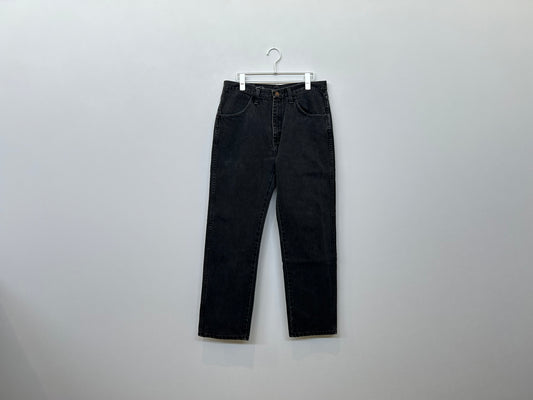 【ヴィンテージ(USED)】Rustler Black Denim 33X30/PS00027