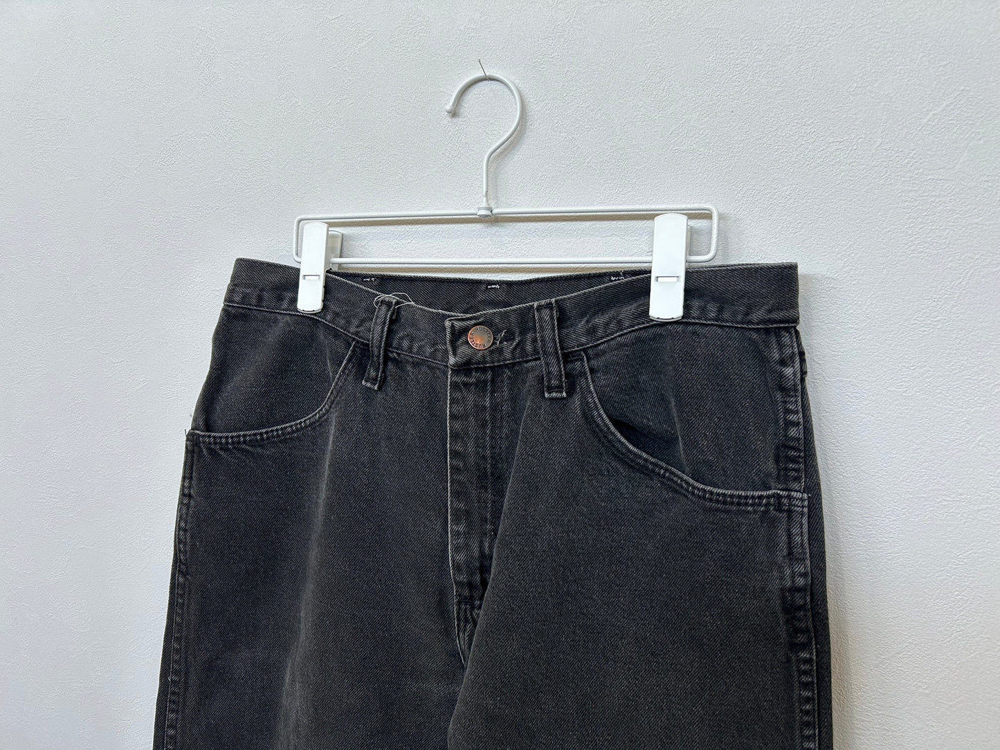 【ヴィンテージ(USED)】Rustler Black Denim 33X30/PS00027
