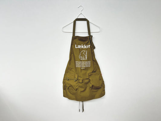 【NORDISK  APPAREL】ノルディスク T/C KITCHEN APRON カーキ/HK00217