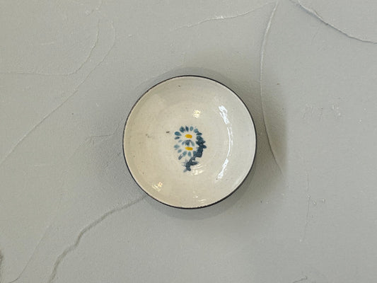 【沼田 智也】花束文 ３寸皿 青 A/HK00510