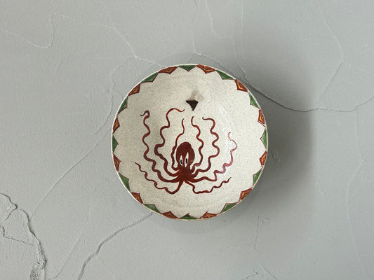 【沼田 智也】タコ文 5寸鉢/HK00515