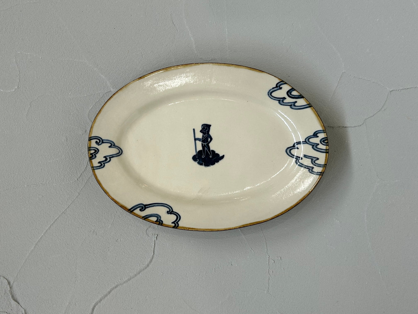 【吉村 尚子】naomitu pottery オーバルS サル B/HK00499