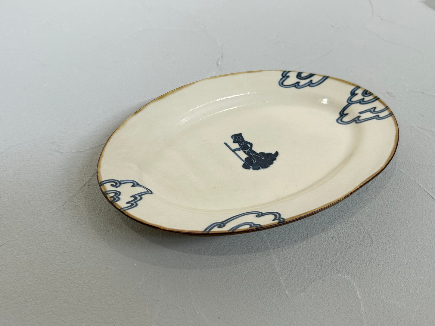 【吉村 尚子】naomitu pottery オーバルS サル B/HK00499