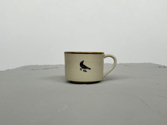 【吉村 尚子】naomitu pottery ヤタガラスコーヒーカップ A/HK00528