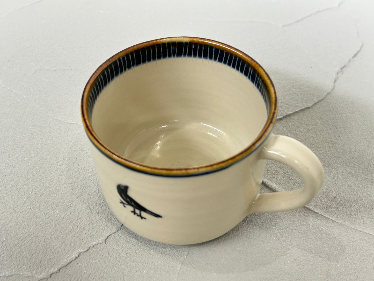 【吉村 尚子】naomitu pottery ヤタガラスコーヒーカップ A/HK00528