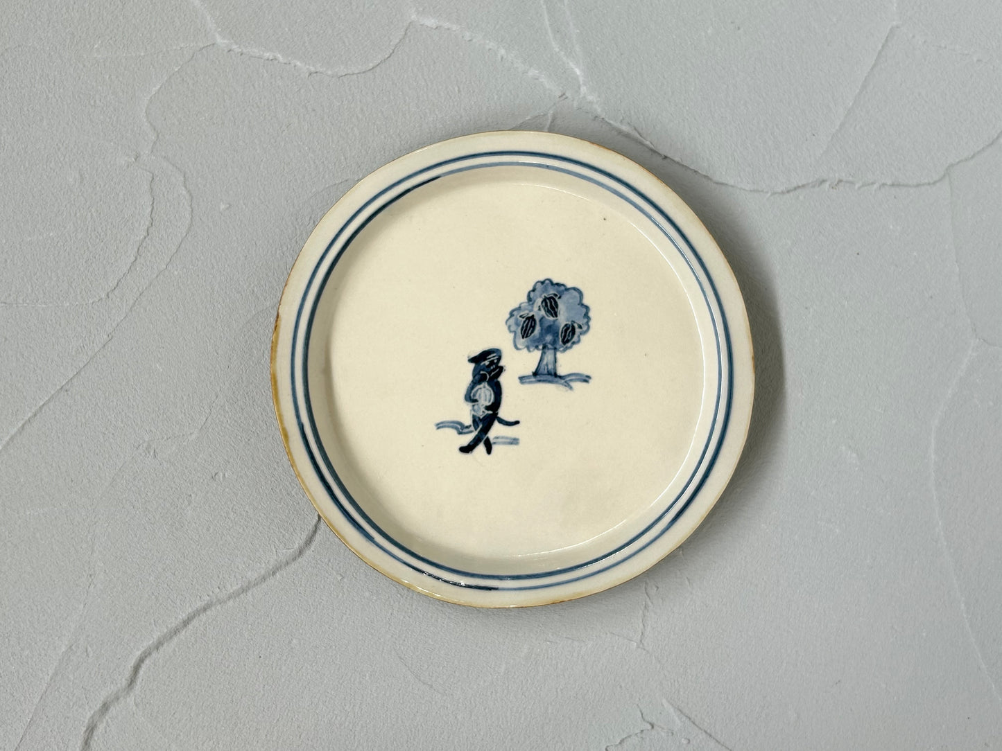 【吉村 尚子 10%OFF】naomitu pottery 5寸皿 サルとカカオ A/HK00525