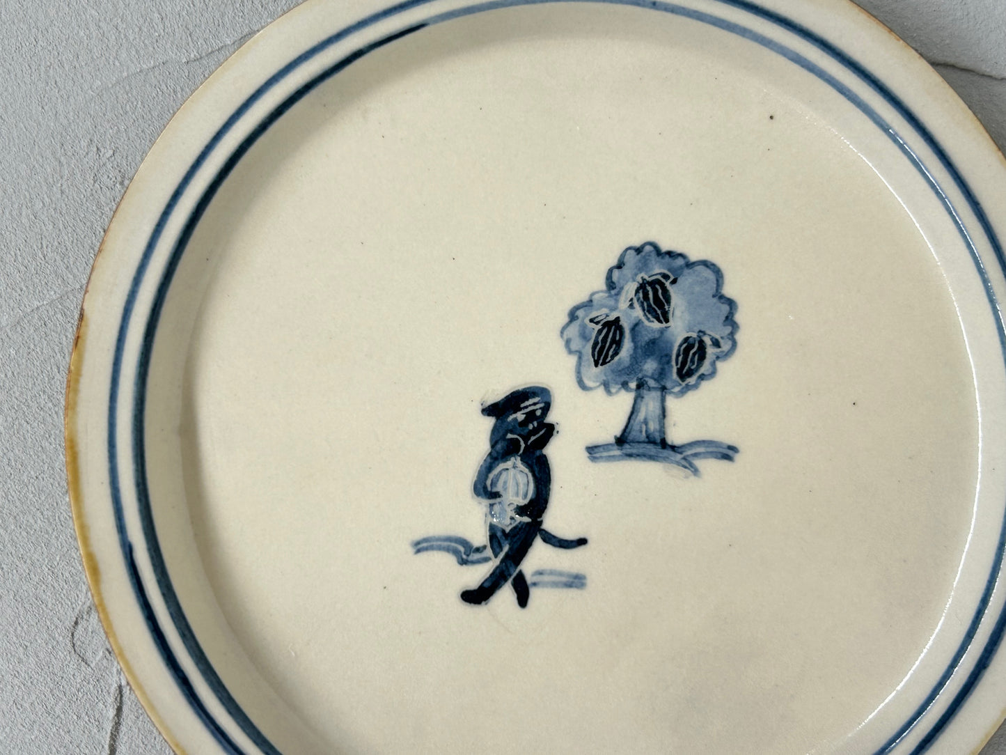 【吉村 尚子 10%OFF】naomitu pottery 5寸皿 サルとカカオ A/HK00525