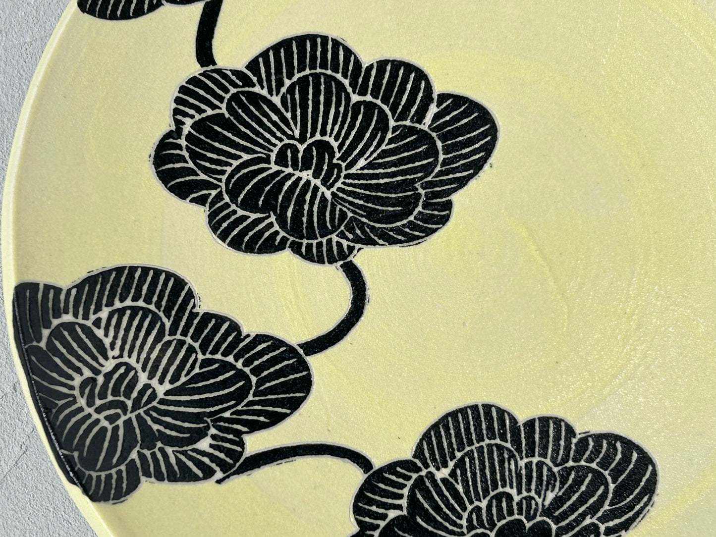 【吉村 尚子】naomitu pottery 黄皿/HK00526