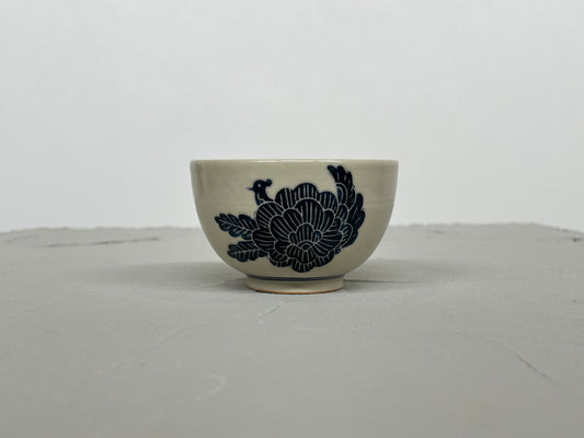 【吉村 尚子】naomitu pottery 飯碗 鳥と花 A/HK00527
