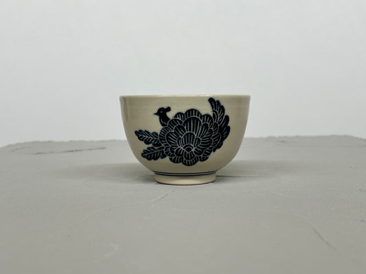 【吉村 尚子】naomitu pottery 飯碗 鳥と花 B/HK00527
