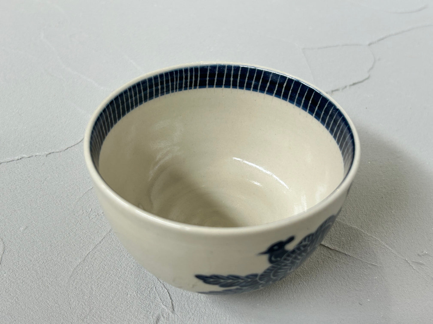 【吉村 尚子】naomitu pottery 飯碗 鳥と花 B/HK00527