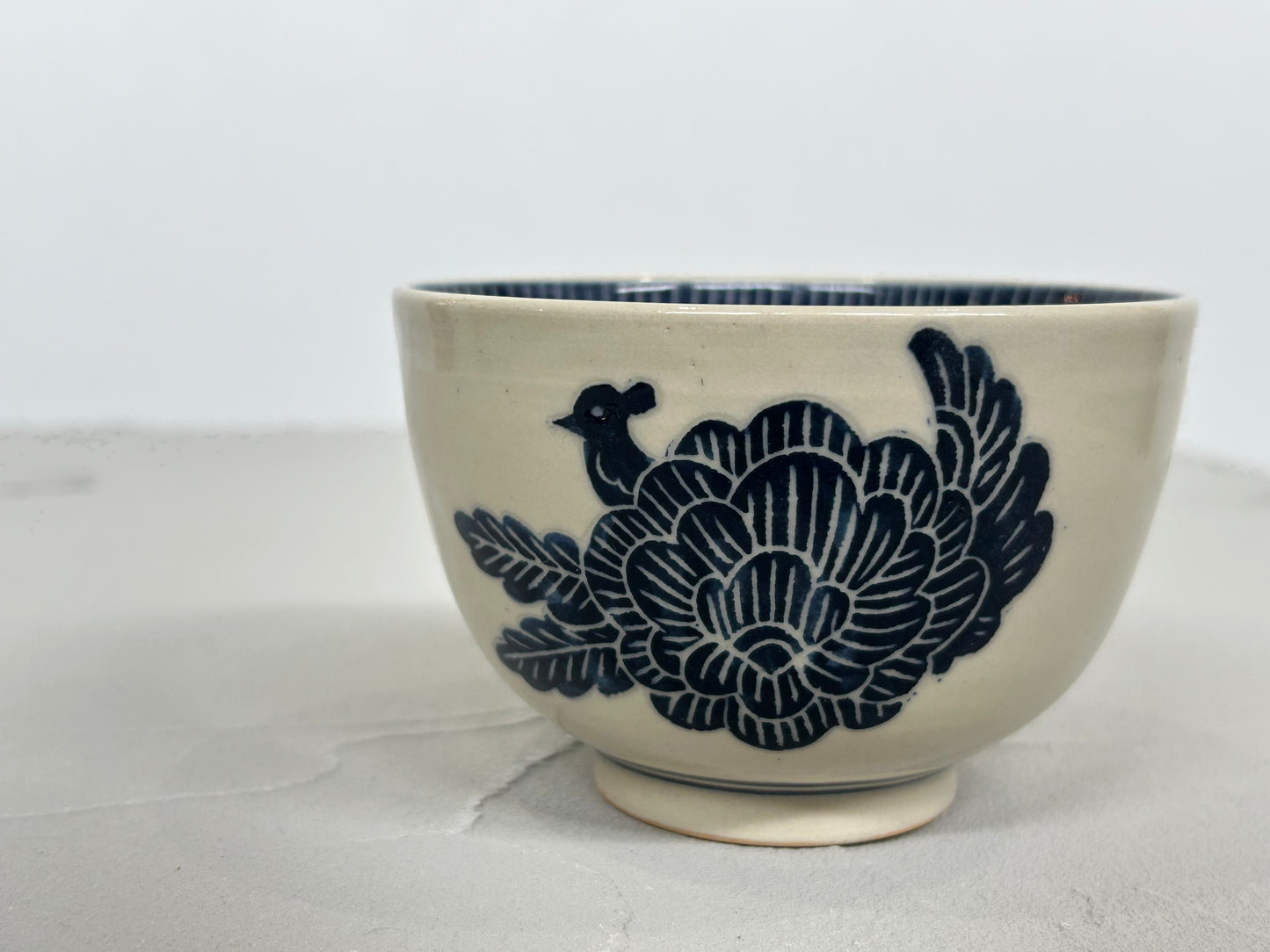 【吉村 尚子】naomitu pottery 飯碗 鳥と花 B/HK00527