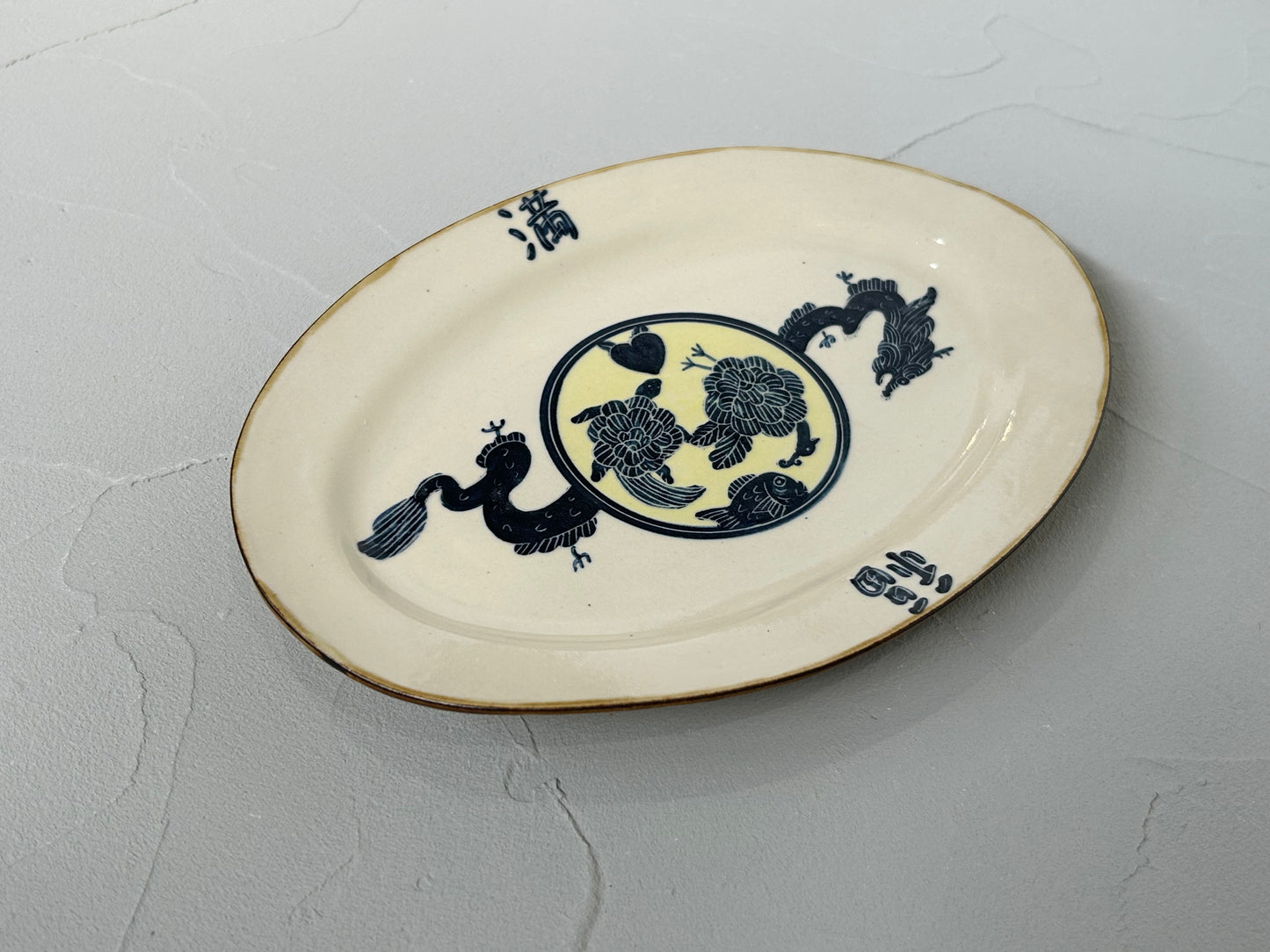 【吉村 尚子】naomitu pottery 満福皿オーバル C/HK00500
