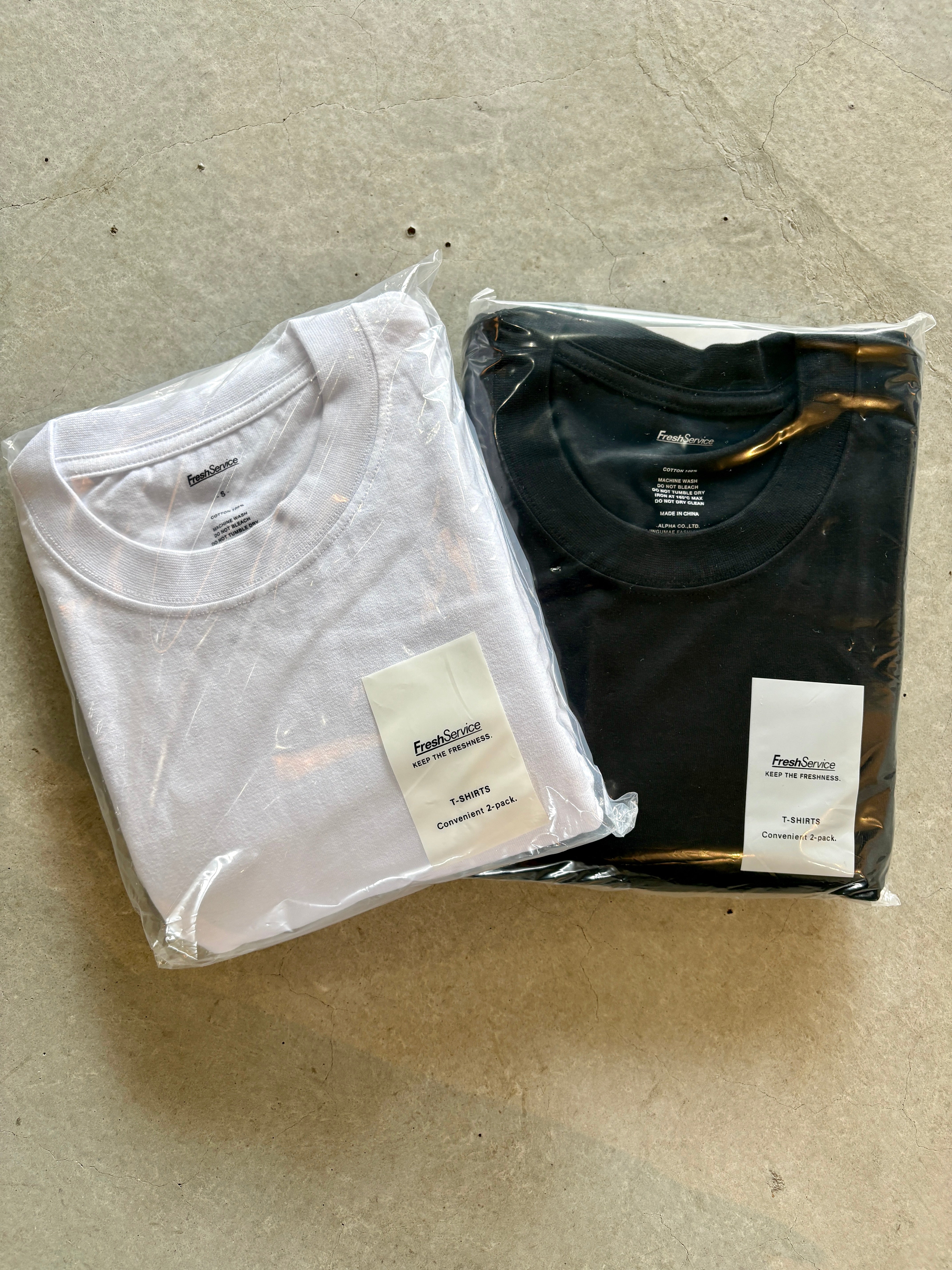FreshService】2-PACK CORPORATE S/S TEE WHITE(Mサイズ)/HK00640