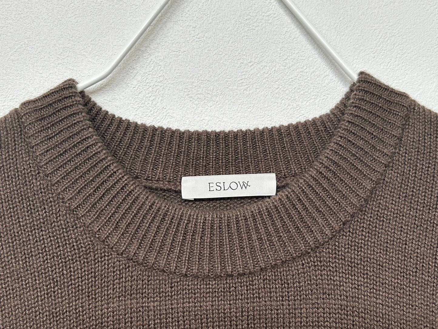 【ESLOW エスロー】FERMO WOOL BIG SIZED PULLOVER KHAKI/HK00422