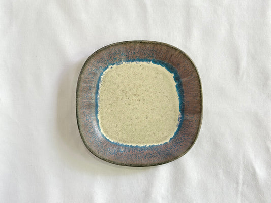 【3RD CERAMICS】 パンのお皿 WeekDAYS（青）/HK00542