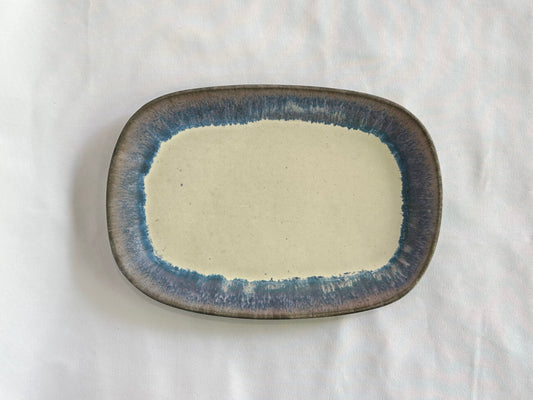 【3RD CERAMICS】 パンのお皿 WeekENDS（青）/HK00544