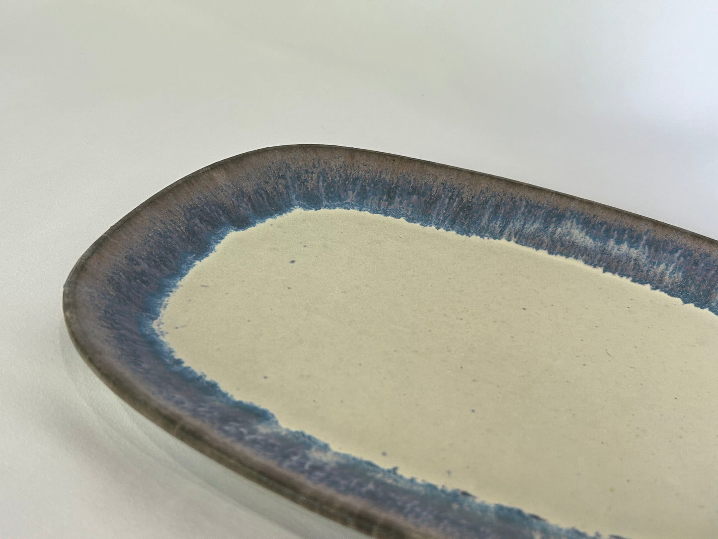【3RD CERAMICS】 パンのお皿 WeekENDS（青）/HK00544