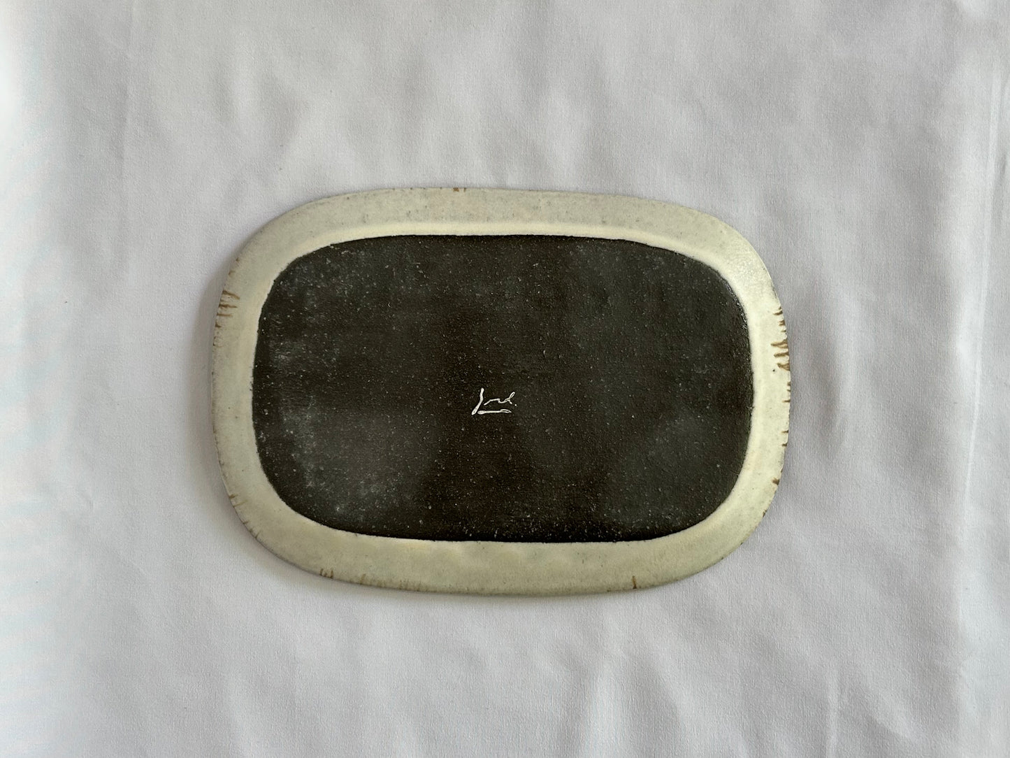 【3RD CERAMICS】パンのお皿 WeekENDS（茶）/HK00545