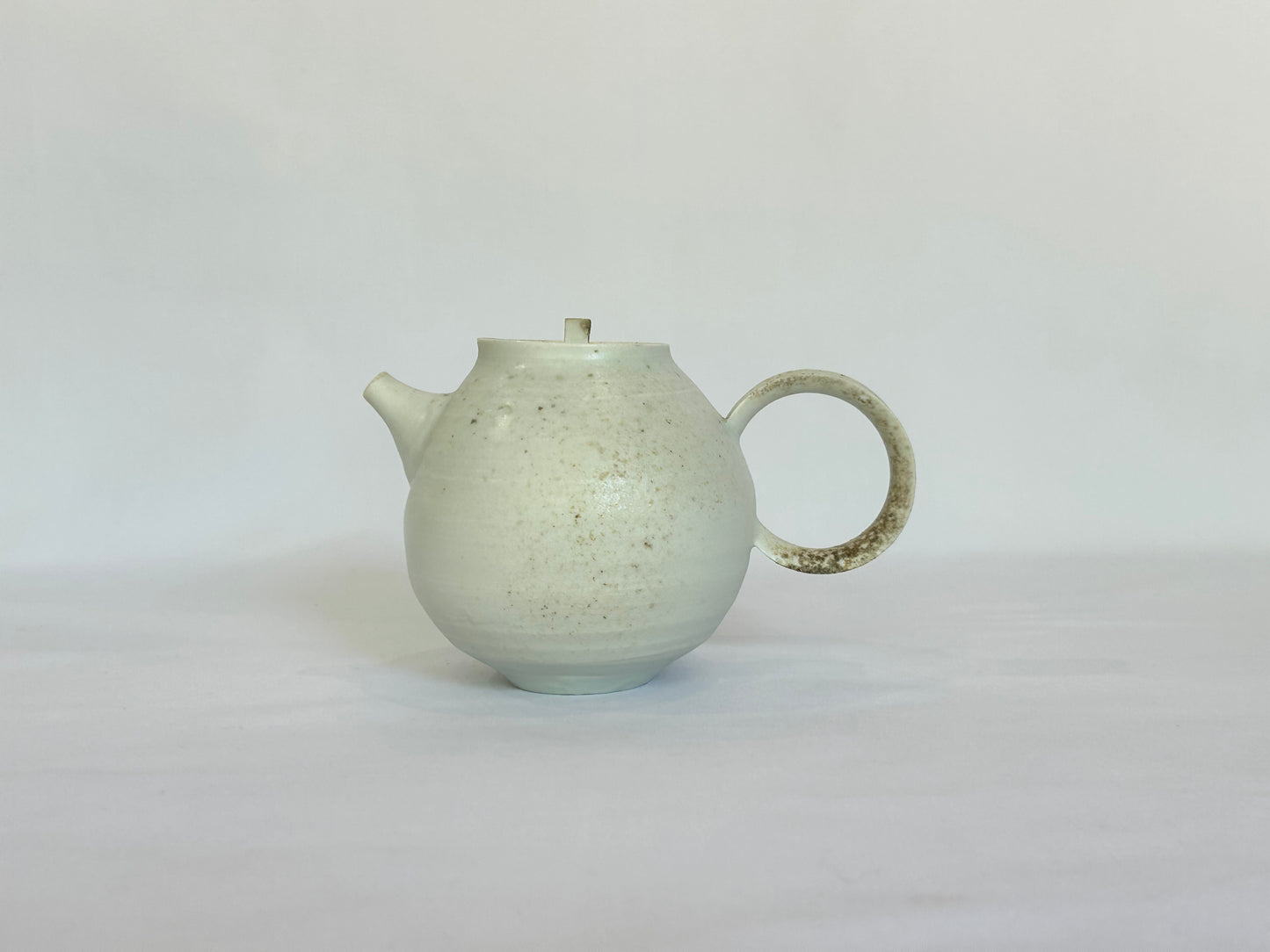 【井上 健太】白磁 急須/KI00012