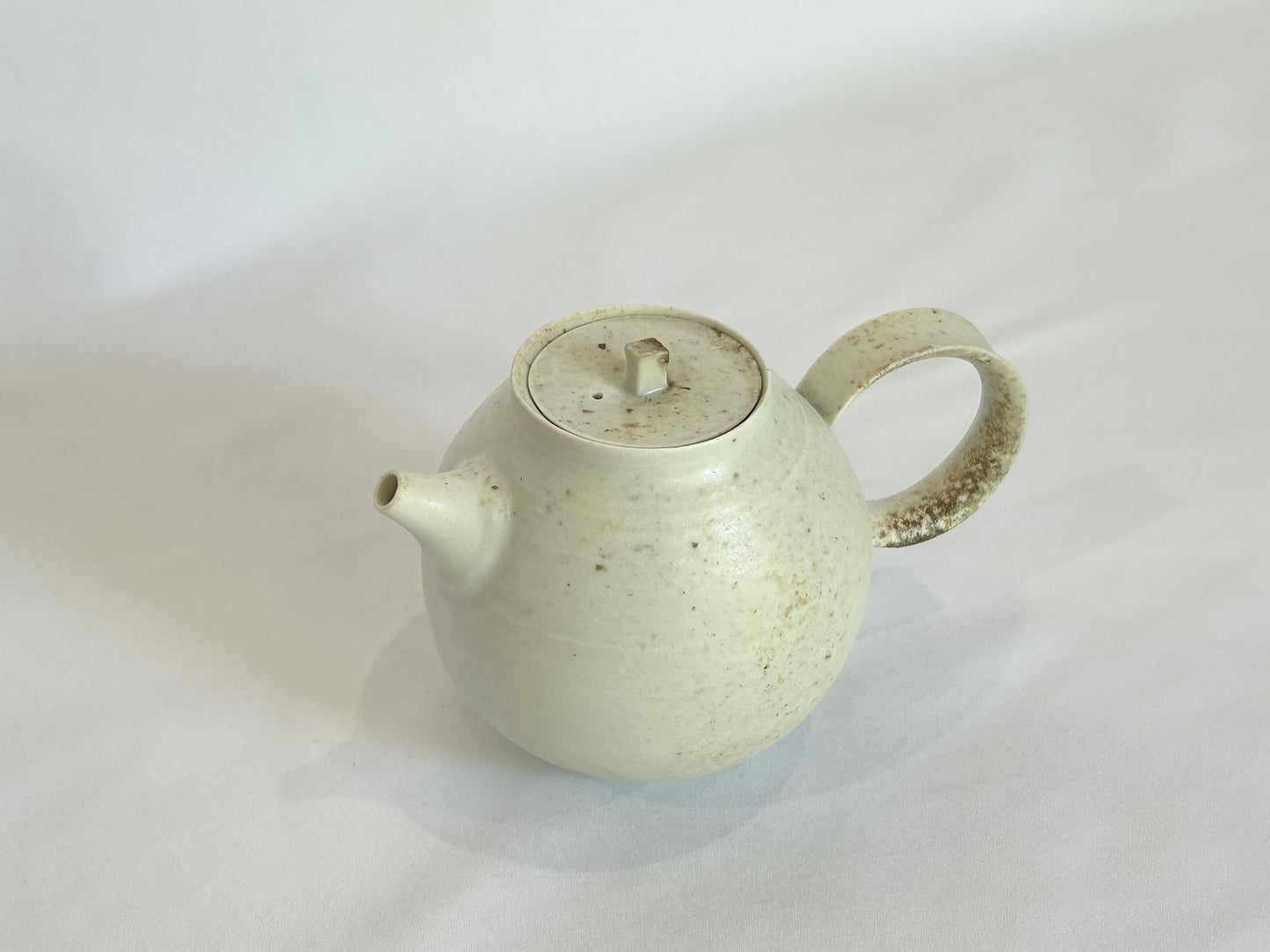 【井上 健太】白磁 急須/KI00012
