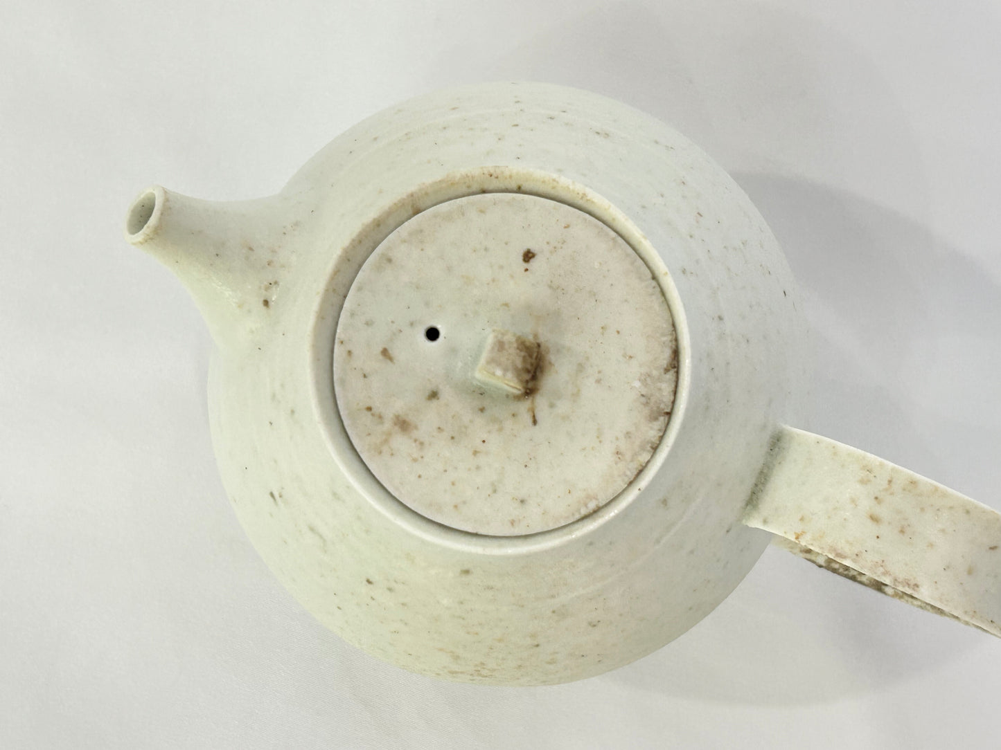 【井上 健太】白磁 急須/KI00012