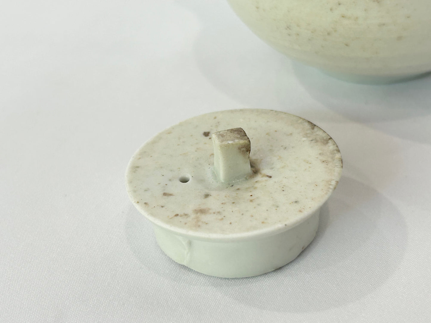 【井上 健太】白磁 急須/KI00012