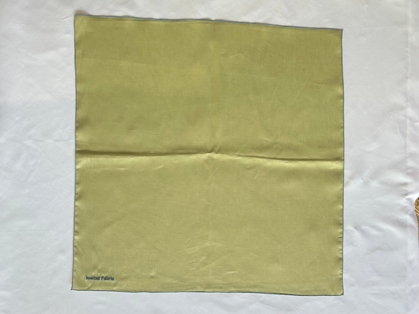 【loomer ルーマー】Embroidery Linen Cloth(Big) LM225-LC028 Yellow/HK00559