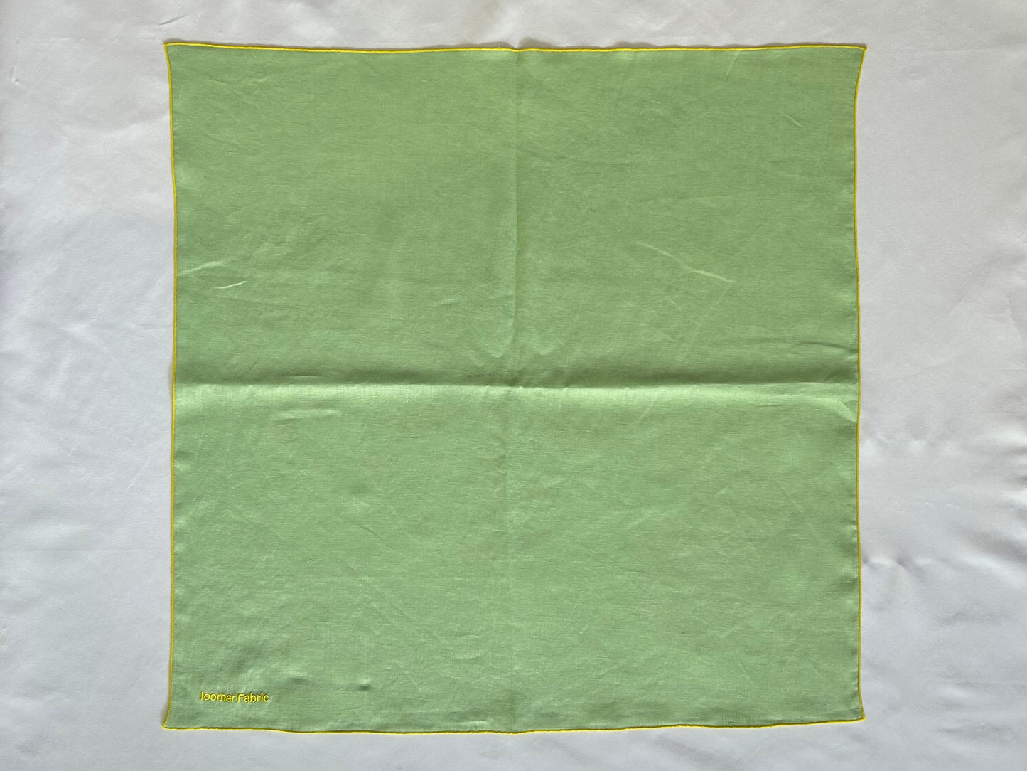 【loomer ルーマー】Embroidery Linen Cloth(Big) LM225-LC028 Misty Green/HK00559