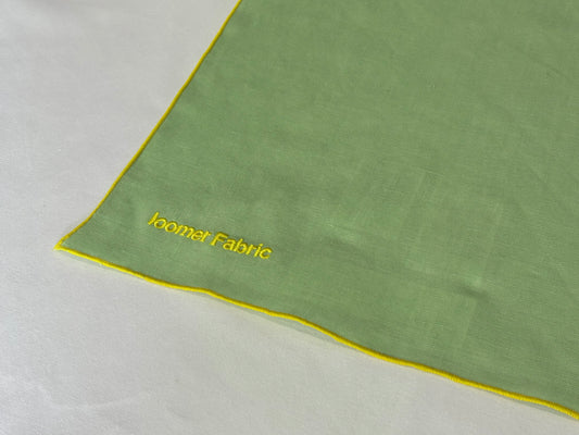 【loomer ルーマー】Embroidery Linen Cloth(Big) LM225-LC028 Misty Green/HK00559