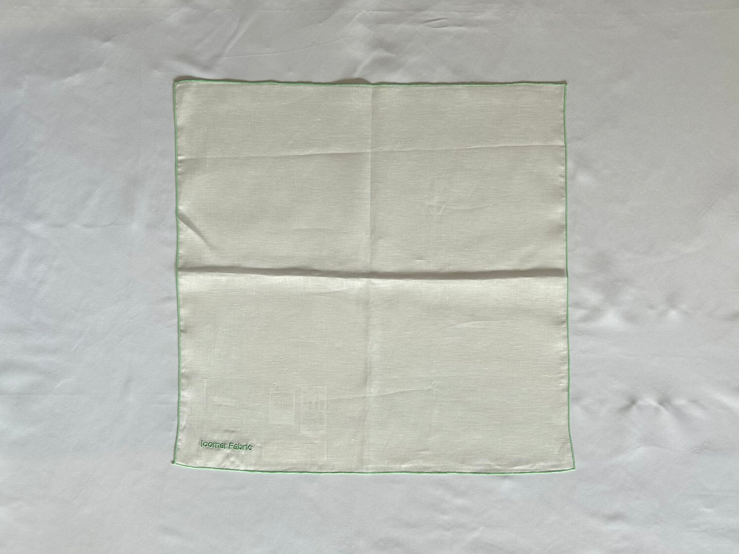 【loomer ルーマー】Embroidery Linen Cloth(Small) LM225-LC027 White/HK00558
