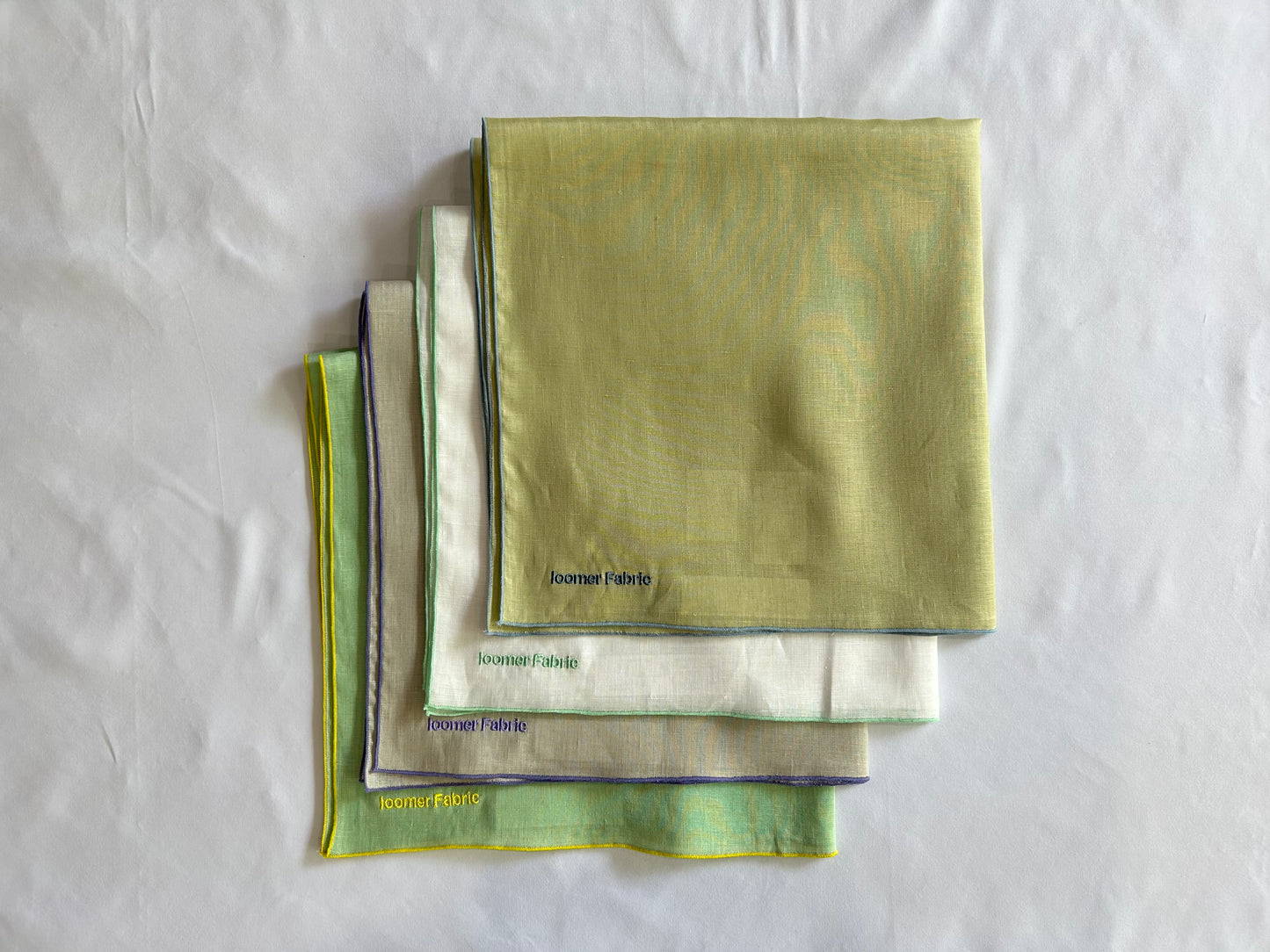 【loomer ルーマー】Embroidery Linen Cloth(Big) LM225-LC028 Yellow/HK00559