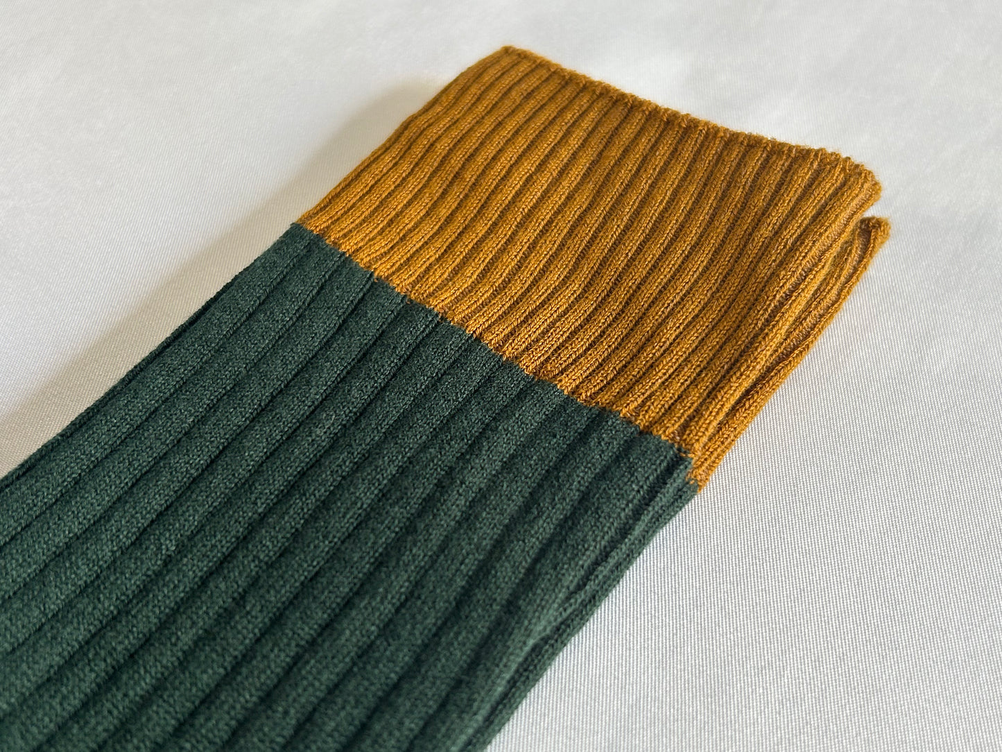 【loomer ルーマー】ソックス LM225-SC031 Green×Ocher/HK00538