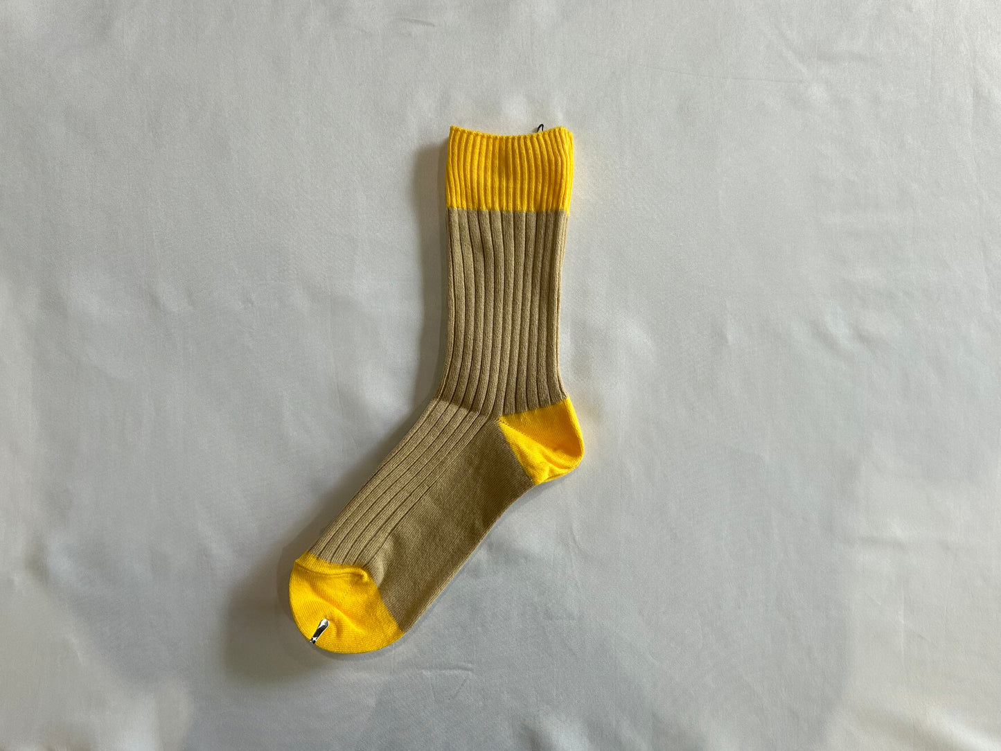 【loomer ルーマー】ソックス LM225-SC031 Beige×Yellow/HK00538
