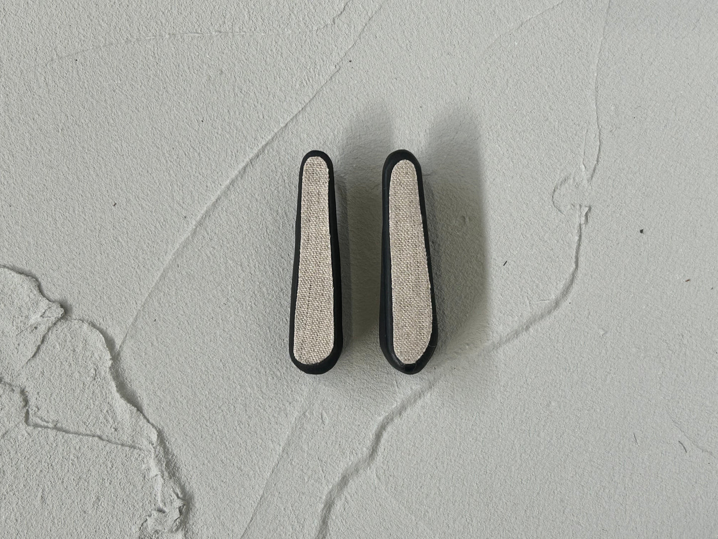 【Langackerhäusl】Vieböck Linen  Kiesel earrings natural/EP00031