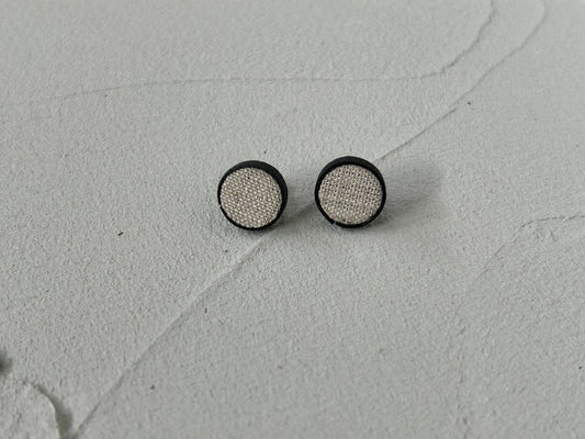 【Langackerhäusl】Vieböck Linen  Punktehen earrings natural/EP00032