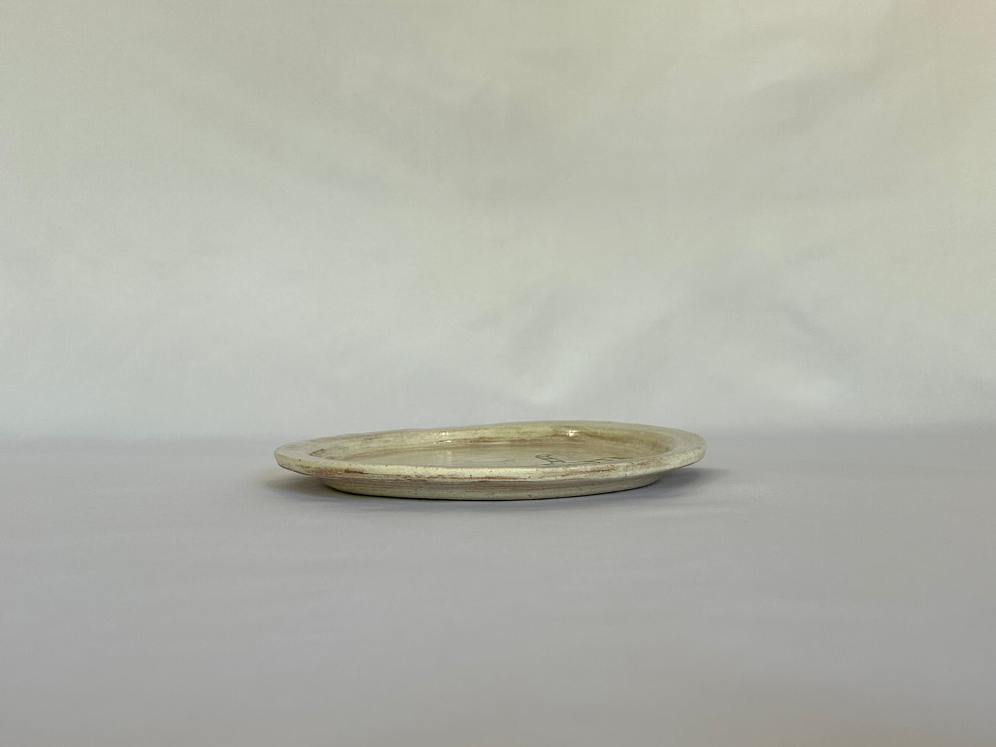 【吉村 尚子】naomitu pottery 粉引５寸皿 トラ A/HK00505
