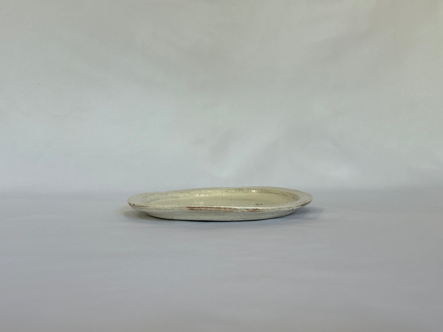 【吉村 尚子】naomitu pottery 粉引５寸皿 トラ B/HK00505