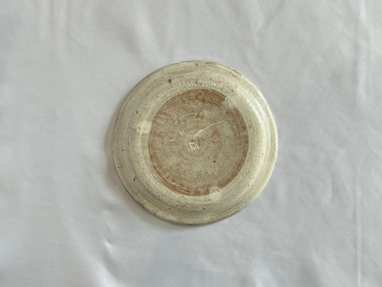 【吉村 尚子】naomitu pottery 粉引５寸皿 トラ B/HK00505