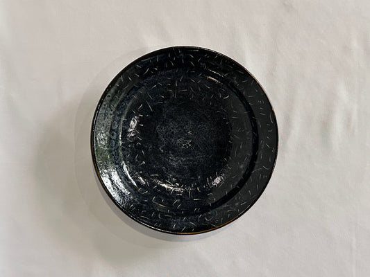 【吉村 尚子】naomitu pottery ヤタガラス中皿 C/HK00563