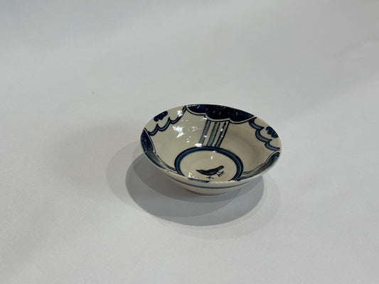 【吉村 尚子】naomitu pottery ヤタガラス小鉢 B/HK00501