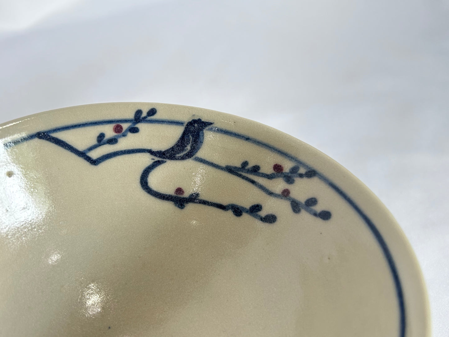 【吉村 尚子】naomitu pottery 飯碗 中鳥 A/HK00589