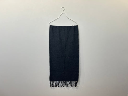 【loomer ルーマー】 Aspero Cotton Flannel Stole LM324-ST004 Charcoal Grey/HK00454