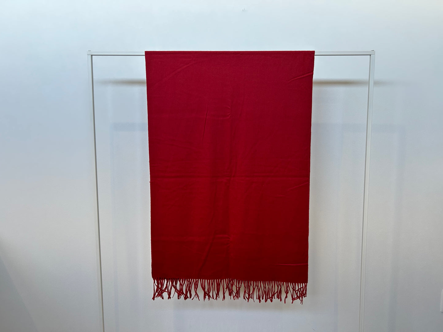 【loomer ルーマー】Lambs Wool Plain Stole LM324-ST014 Dark red/LM00007