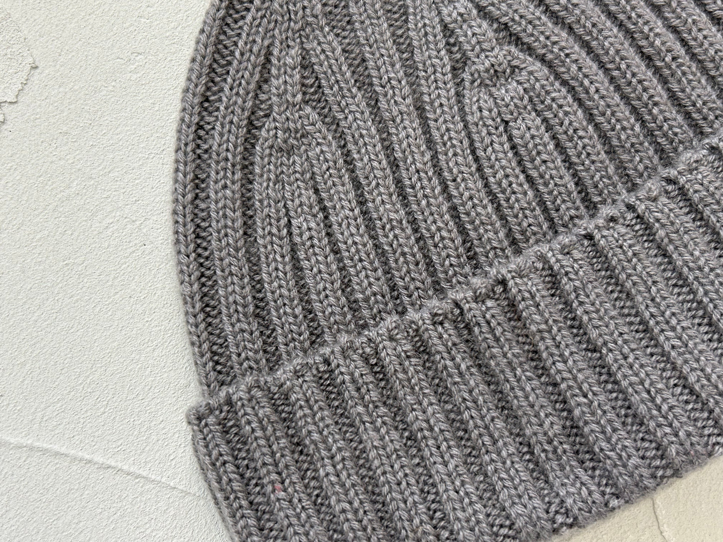 【loomer ルーマー】Cashmere Knit Cap LM324-KN008 Grey/LM00005