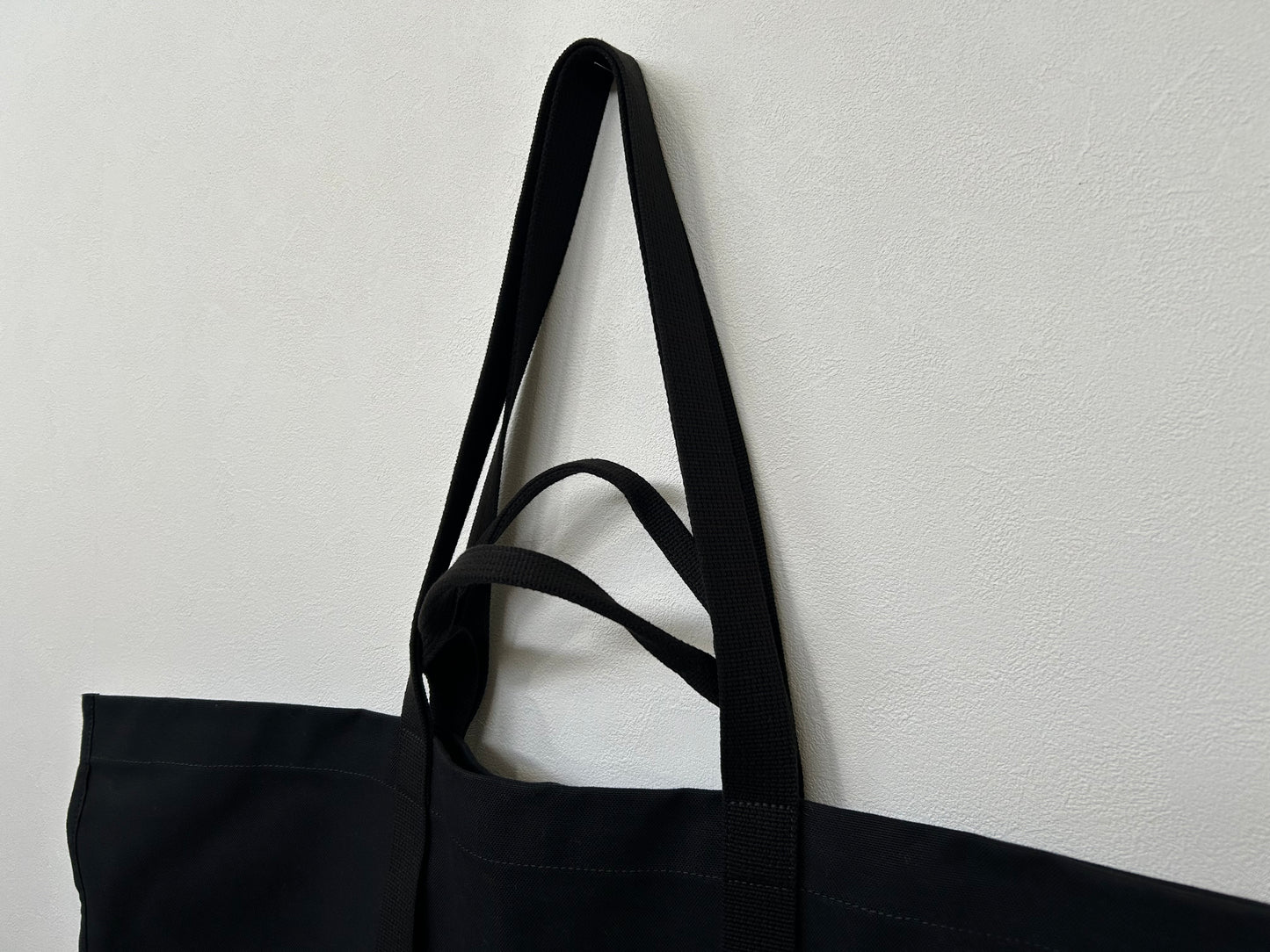 【hoteL_ ホテルアンダースコア】2way travel big tote bag BLACK BG0101/HT00009