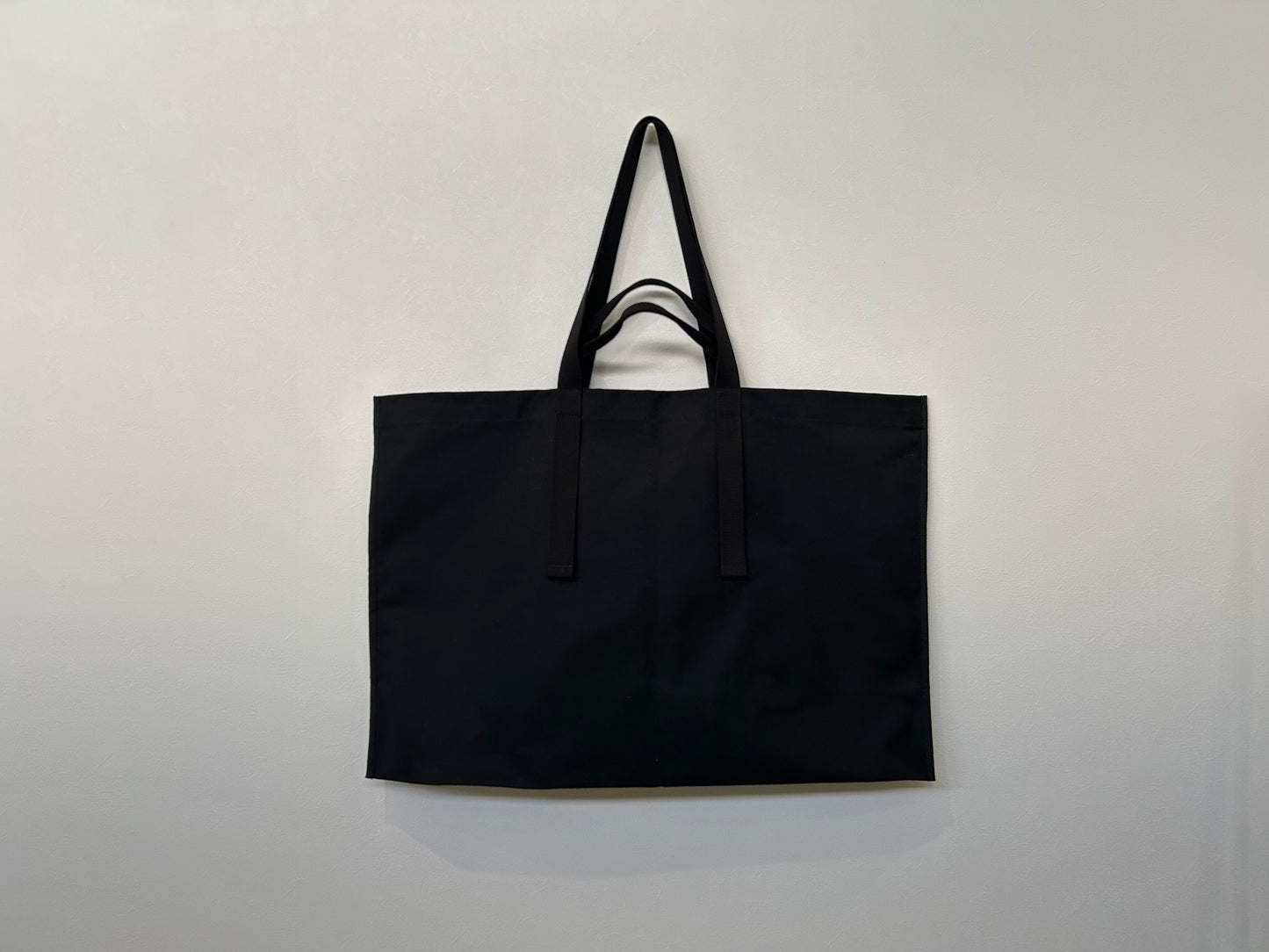 【hoteL_ ホテルアンダースコア】2way travel big tote bag BLACK BG0101/HT00009