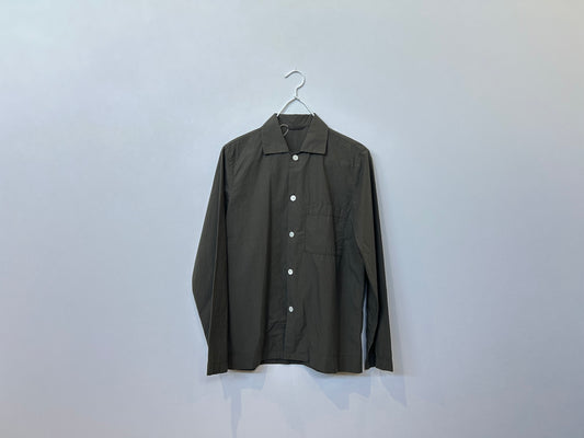 【hoteL_ ホテルアンダースコア　】long-sleeved shirts khaki PJ0402/HT00003