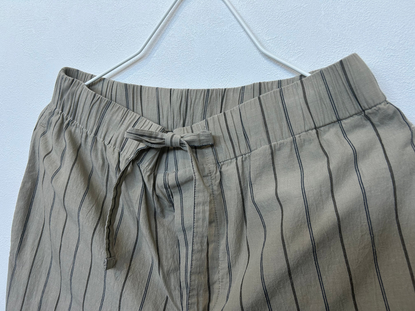 【hoteL_ ホテルアンダースコア】pants beige stripe PJ0504/HT00006