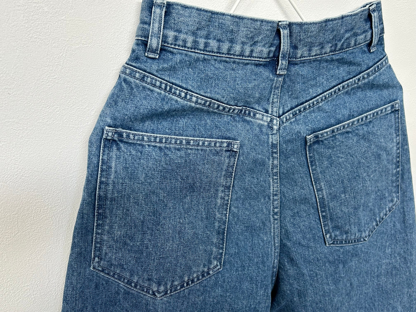 【ESLOW エスロー】DENIM WIDE STRIGHT PANTS PATTERN BLEACH/HK00468